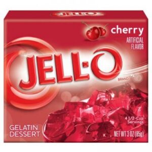Mix voor gelatinepudding kersen Jello