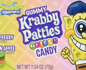 SpongeBob Gummy Krabby patties colors