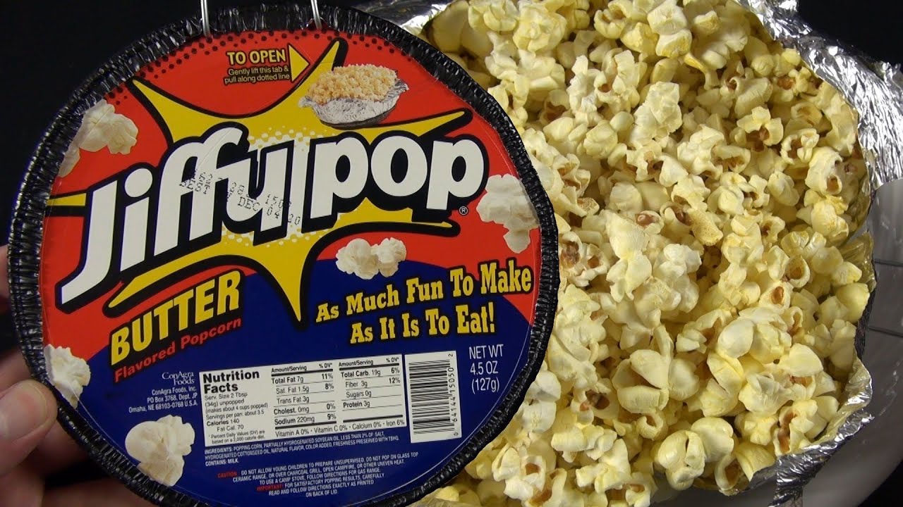  Jiffy Pop Butter Popcorn, 4.5 Ounce - 12 per case.
