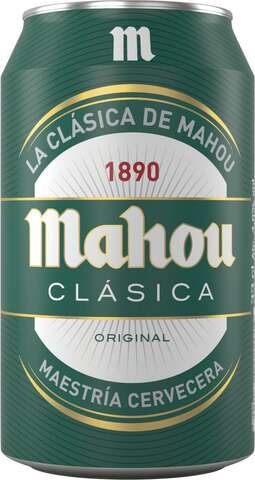 Cerveza Mahou Clasica (33 cl, 4,8 %) | El Colibri | Order Mexican ...