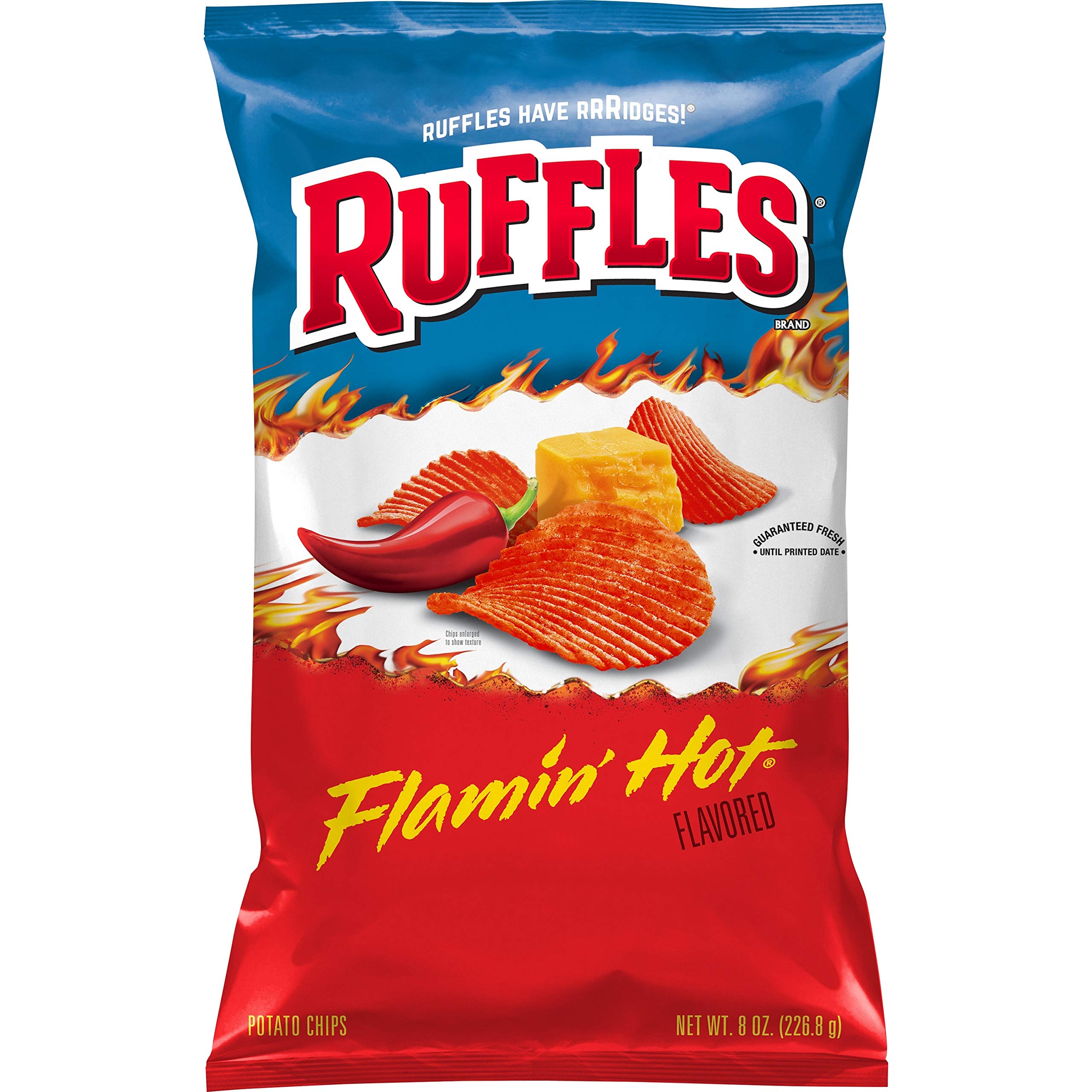 Ruffles Flamin Hot Cheddar 184GR | El Colibri | Mexicaanse, Spaanse en ...